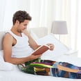 thumbnail image 5 of Bixox Men's Colorful Tire Tunnel Park Patterned Pajama Pants with Pockets Lounge Clothes for Home, 5 of 5