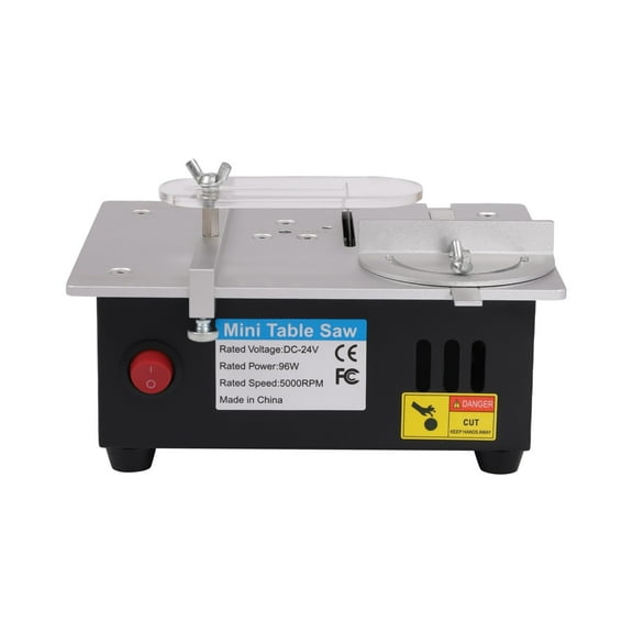 Household Mini Sliding Table Saw Woodworking DIY Hobby Model Cutting Bench Saw ,Durable Design