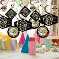 thumbnail image 2 of Big Dot of Happiness Roaring 20's - 1920s Art Deco Jazz Party Hanging Decor - Party Decoration Swirls - Set of 40, 2 of 8