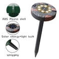 thumbnail image 5 of SHELLTON Solar Powered Mole Repellent(2 Pack), Ultrasonic Pest Repeller, Vole Rodent Repellant, Also Repels Away Snake Gopher Chipmunk, Use in Outdoor Garden Lawn White, 5 of 6