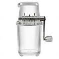 thumbnail image 1 of Kitchen Ice Crusher Small DIY Hand-Crank Ice Shaver Breaker Home Portable Snow Cone Machine  Clear, 1 of 9