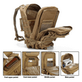 thumbnail image 7 of JupiterGear 45L Unisex Backpack MOLLE Bag Rucksack Range Bag Khaki, 7 of 7