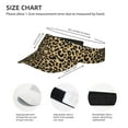 thumbnail image 3 of Yiaed Leopard Print Print Sport Sun Visor Hats Adjustable Empty Top Baseball Cap Cotton Ball Caps for Women and Men, 3 of 5