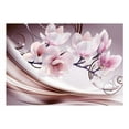 thumbnail image 2 of Tiptophomedecor Peel and Stick Floral Wallpaper Wall Mural - Meet The Magnolias - Removable Wall Decals, 2 of 3
