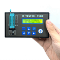 thumbnail image 4 of Handheld Rechargeable LED Integrated Circuit Tester Transistor Diode Triode Tester Digital Transistor IC Chips Detector,1 x IC tester,Black, 4 of 6
