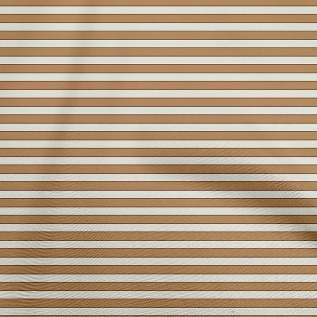 oneOone Jersey en Viscose Tissu Orange Rayures Matière de Robe Tissu Imprimé Tissu au Mètre 60 Pouces de Large