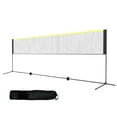 thumbnail image 1 of KFFKFF Multi-Sport Net Set, Adjustable Height for Badminton, Volleyball, Pickleball, and Tennis, 17ft Width, Foldable and Portable Design with Poles, Base, and Travel Bag, 1 of 9