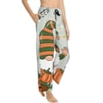 thumbnail image 6 of Salouo Gnome Holding A Pumpkin Print Women's Pajama Pants Casual Loose Sweatpants PJs Flowy Pants Drawstring Palazzo for Women Wide Leg Pants Lounge Pajama -X-Large, 6 of 8