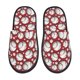 thumbnail image 1 of Fotbe Cute Baseball Pantuflas Peludas para Mujer con Estampado, Zapatillas de Peluche, Zapatos de Invierno para Casa, Uso Interior y Exterior-Large, 1 of 8
