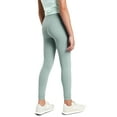 thumbnail image 2 of Langwyqu Girls High Rise Tight Sports Pants Kids Casual Yoga Pant for Chilren 5-14 Years, 2 of 5