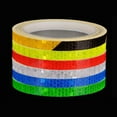 thumbnail image 6 of Cheers.US 1 Roll Reflective Tapes 7 Colors Safety Reflective Warning Stickers Waterproof Outdoor Bicycle Rim Reflector Tape Thin Reflective Sticker Rolls for Bikes Bicycles Motorcycle Decoration, 6 of 7