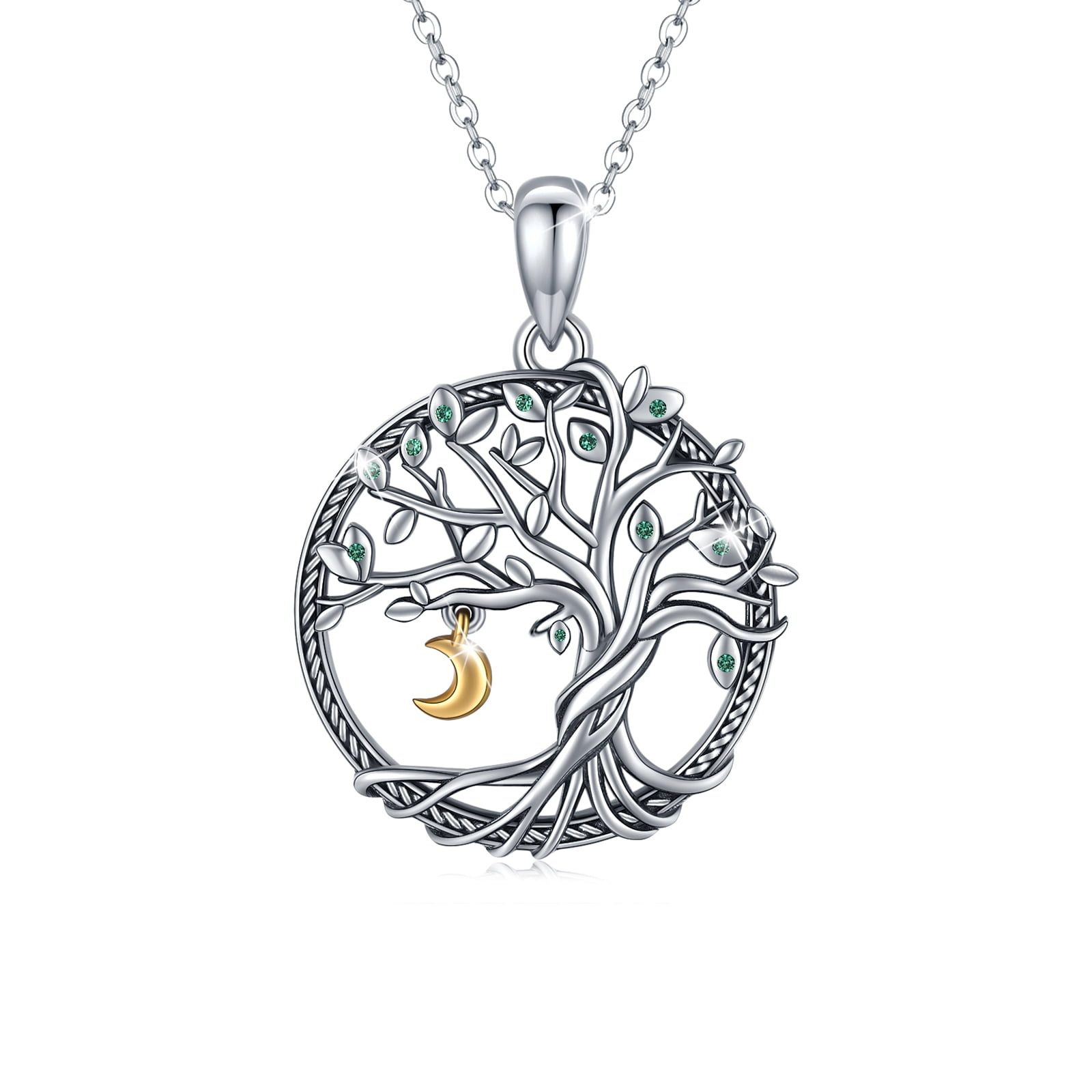 925 Sterling Silver Tree of Life Necklace with Cubic Australia Ubuy