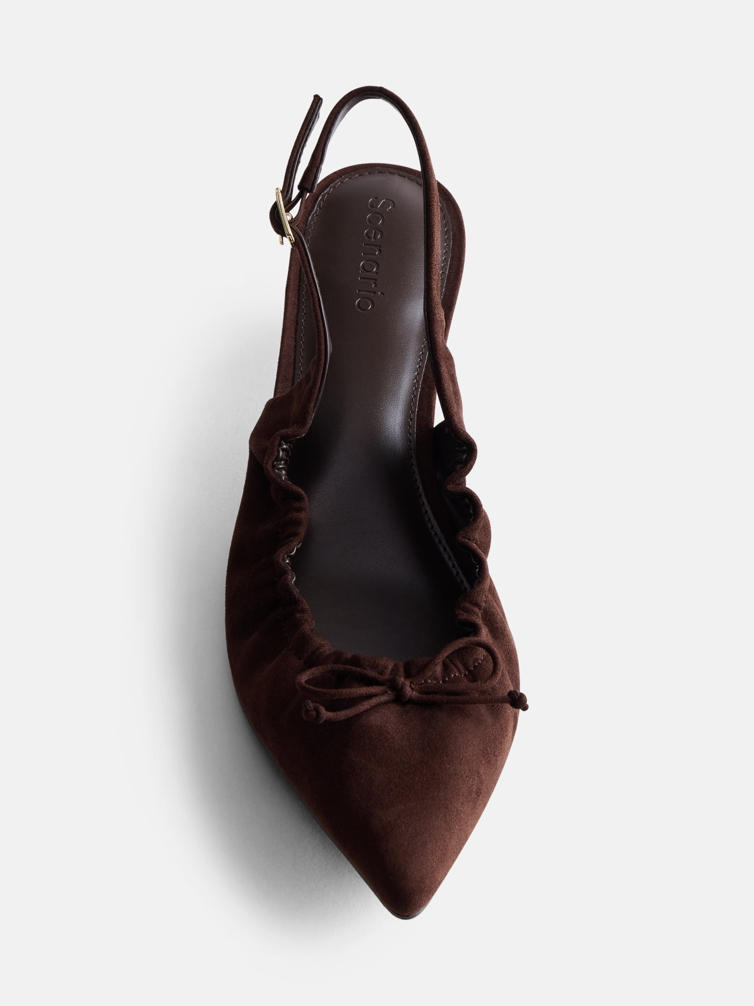 Scenario Women's Scrunch Slingback Heels