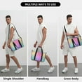 thumbnail image 7 of Sigee Colorful Glitters for Hand Travel Bag,Sports Tote Gym Bag for Men and Women, 7 of 7
