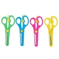 thumbnail image 2 of Aufmer 12 Pcs Safety Scissors with Spring, Rounded Plastic Edges for Crafts, 5.3x2.6in Stainless Steel Blades(Multi-color), 2 of 6