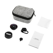 OUTAD 7.5mm 4K HD Super Wide Angle Lens Max 238 Degree for Clip-on Cell Phone Camera Lenses Kit for Samsung for Android