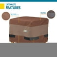 Duck Covers Ultimate Waterproof 20 Inch Square Ottoman/Side Table Cover