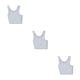 thumbnail image 4 of Chaleco femenino Minnieouse de tejer sin mangas transpirable Blanco XL 3piezas, 4 of 6