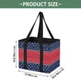 thumbnail image 2 of Collapsible Car Trunk Organizer with Handles 600D Oxford for Car Kitchen and Home Storage, Red and Blue 13× 10.2×10.8inch, 2 of 6