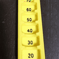 thumbnail image 3 of Golf Tee Height Gauge Elevator 3D Printed for Tees Portable Adjuster Precise Placement 20-70mm Measurement Tool Gift, 3 of 6