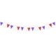 thumbnail image 2 of Banderin Calado Religioso DECORAMEC PAPEL PICADO 5 tiras de 8 metros diseño religioso Flores morado blanco rojo, 2 of 6