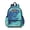 Blue and Gold Marble Pattern, variant on White and Gold Marble Pattern Cute School Backpack with Padded Back and Adjustable Shoulder Straps 13.4"x11"x4.7"