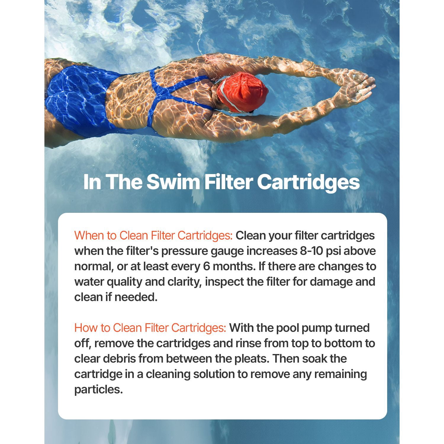 Pool Filter Cartridge, 90 Sq. Ft Spa Hot Tub Filter Cartridge Replacement, Compatible with Hayward C900, Hayward CX900RE, Secure for Kids & Pet, Trilobal Pleated, Easy to Clean