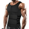 thumbnail image 6 of Lilvigor Neoprene Sauna Suit for Men Waist Trainer Vest Zipper Body Shaper with Adjustable Belts Tank Top, 6 of 6
