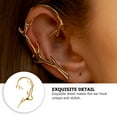 thumbnail image 4 of 1pc Pendientes Anillo de oreja de niña Patrón de ramita simple Gancho de oreja Clip de oreja decorativo, 4 of 7