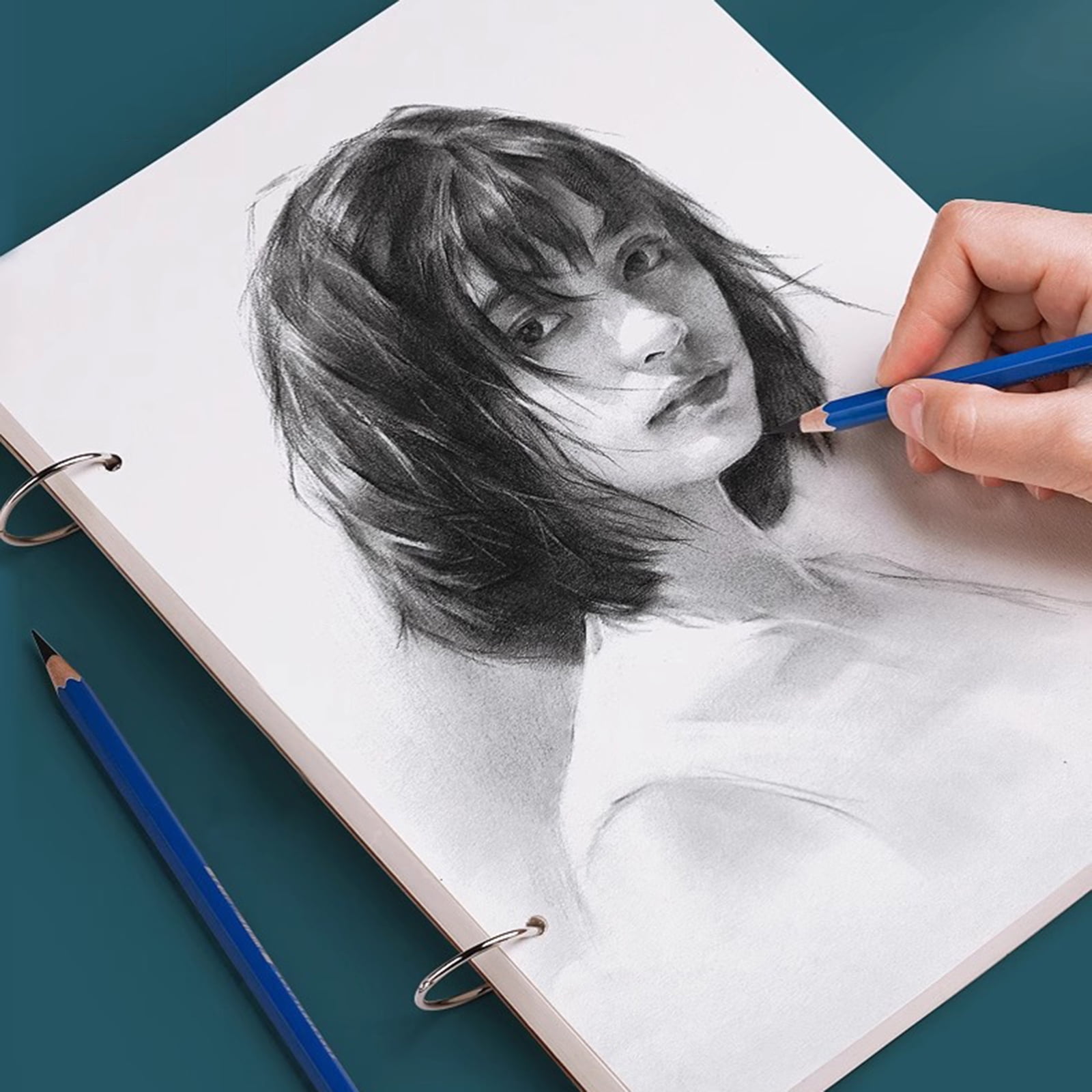 Multipurpose 160GSM Sketch Paper Pad Detachable Pages For Graffitis Watercolor And Note Taking