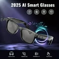 thumbnail image 6 of 2025 New AI Smart Bluetooth Glasses, 110+ Languages Real-Time Translation, Touch Control AI Chat, Video Audio Recording & Wireless Calls, Stylish Daily Eyewear, 6 of 12