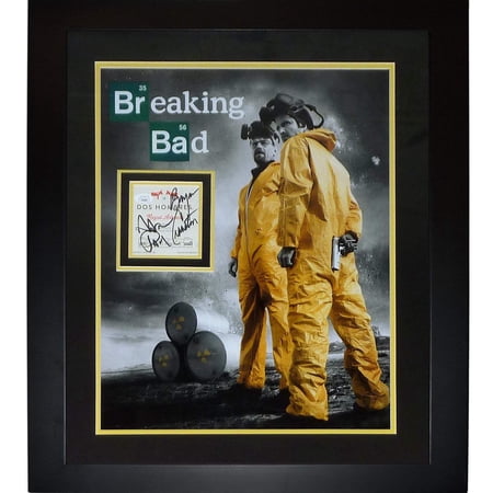 Breaking Bad 16×20 TV Poster Deluxe Framed with Bryan Cranston And Aaron Paul Autograph – JSA Breaking Bad 16×20 TV Poster Deluxe Framed with Bryan Cranston And Aaron Paul Autograph – JSA