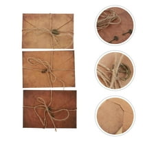 HEATSHAKING 3 Sets Stationery Writing Paper and Envelopes Retro Style for Adults Anniversary Greetings