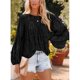 thumbnail image 1 of Blusa De Manga Larga Con Estampado Floral Tops De Manga Larga Para Mujer Lindos Tops De Manga Larga Blusa De Manga Larga Con Cuello Redondo Y Volantes Con Estampado Floral Lindos ANGGREK Otros, 1 of 5