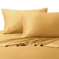 thumbnail image 2 of Luxury 100% Bamboo Viscose Sheets Super Soft & Cool Deep Pockets Sheet Sets - Split King - Gold, 2 of 5