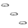 thumbnail image 1 of Thinsony Distinctive Gothic Punk Dragon Scale Bangle 48 inches Cool and Contemporary Silver 9.05 Inch 3Set, 1 of 6