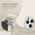 thumbnail image 5 of Compatible with iPhone 13 Pro Case, [Drop Protection] [Anti-Fingerprint] Shockproof Liquid Silicone Cover with Microfiber Lining Phone Case for iPhone 13 Pro 6.1" (2021), Stone, 5 of 14