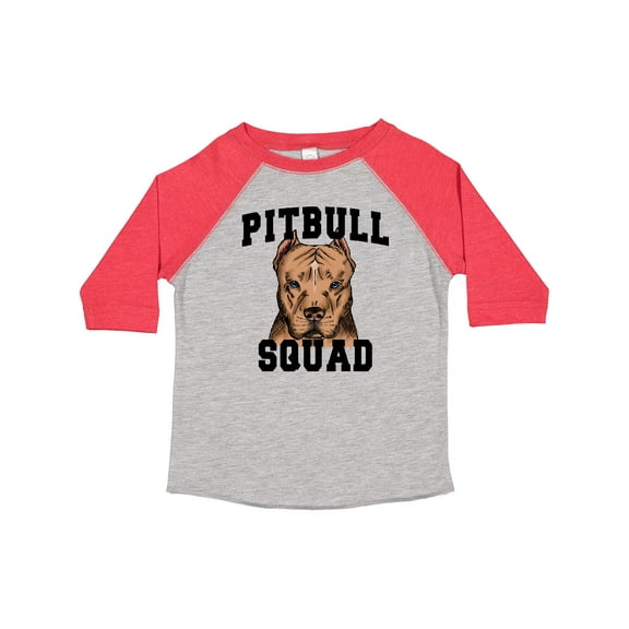 Inktastic Dog Pitbull Squad Boys or Girls Toddler T-Shirt
