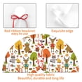 thumbnail image 4 of Picia Animals Forest Print Christmas Tree Skirt , Christmas Tree Skirt Ornaments for Merry Christmas Holiday Party Decorations Indoor Outdoor-30", 4 of 7