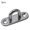 3pcs 304-M5, variant on 1/3/5pcsHook Eye Plate Heavy Oblong Duty Steel Stainless Pad Mount Wall U Boat Ceiling Hanger Ring Garage Hammock D Design Shape
