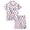 z-White7165, variant on FINALGANG Easter Boys Girls 2 Piece Homewear Set Holiday Bunny Print Short Sleeve Collared Buttoned Top Loose Fit Shorts For Casual Daily Home Relaxation] Lovely Set