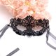 thumbnail image 5 of Máscara de encaje estilo Halloween, máscara de maquillaje de princesa para fiesta, media cara, máscara de ojos sexy negra para mujer, 5 of 6
