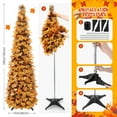thumbnail image 6 of Ayieyill 5Ft Fall Tree Pop up Pencil Tree Collapsible Maple Tree for Indoor Outdoor Thanksgiving Decorations Autumn Harvest, 6 of 7