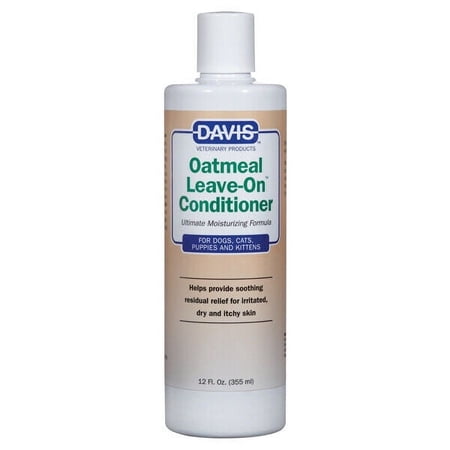 Leave On Oatmeal Pet Conditioner Concentrate Dog Cat Soothing Moisturize Relief (12 oz)