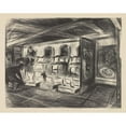 thumbnail image 2 of Nan Lurie 14x12 Black Ornate Wood Framed Double Matted Museum Art Print Titled: Subway Bootblack (1935 - 1943), 2 of 5