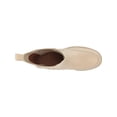 thumbnail image 3 of NATURAL SKIN Womens Beige Pull Tab Goring Cushioned Domino Round Toe Block Heel Leather Chelsea 10 M, 3 of 4