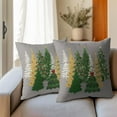 thumbnail image 6 of Christmas Gray Decorative Pillow Covers 20x20 Inch Set of 2 - Tree Outdoor Throw Pillow Covers for Winter Xmas Holiday - Cushion Covers for Home Couch Decor, 6 of 6