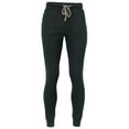 thumbnail image 4 of Hanes Jersey Knit Jogger & Split Front Top Black Sand Fleck Heather XL Men's, 4 of 5