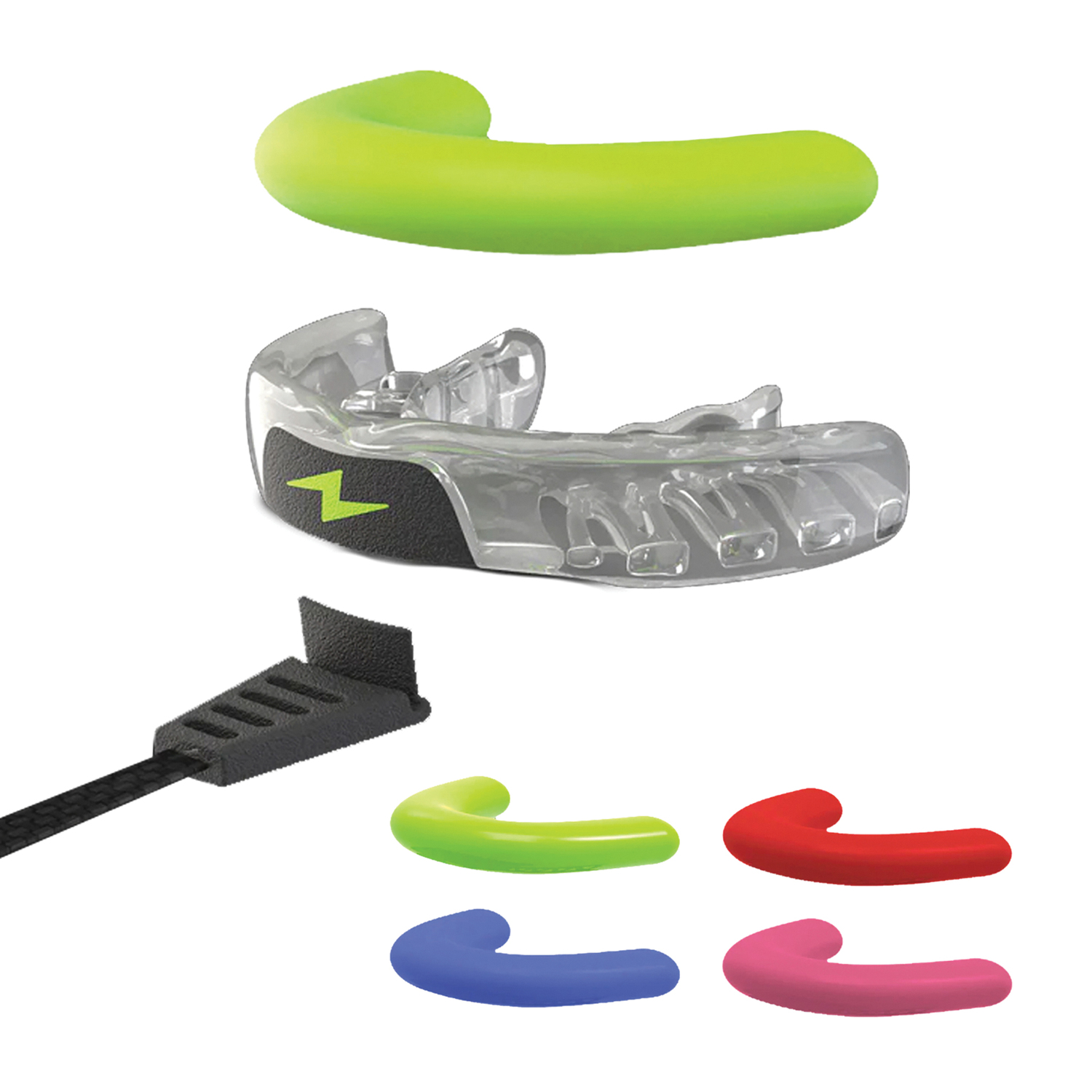 Zone Mouthguard Impact EVA and PVS Athletic Mouthguard, No Flavor (Youth, Cobalt Blue Putty) , ZAYLN001A