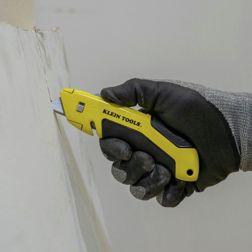 Klein Tools 44136 Self-Retracting Utility Knife - Yellow Handle